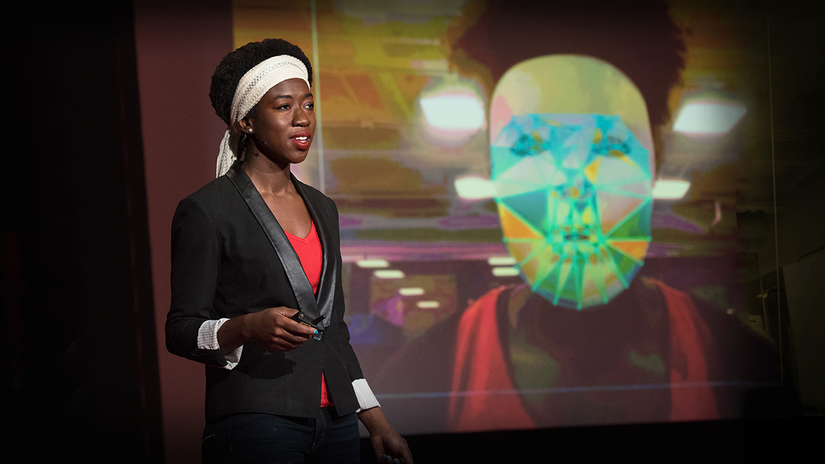 Joy Buolamwini talks about racial bias in AI.